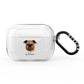 Griffon Bruxellois Personalised AirPods Pro Clear Case
