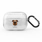 Griffon Bruxellois Personalised AirPods Pro Glitter Case