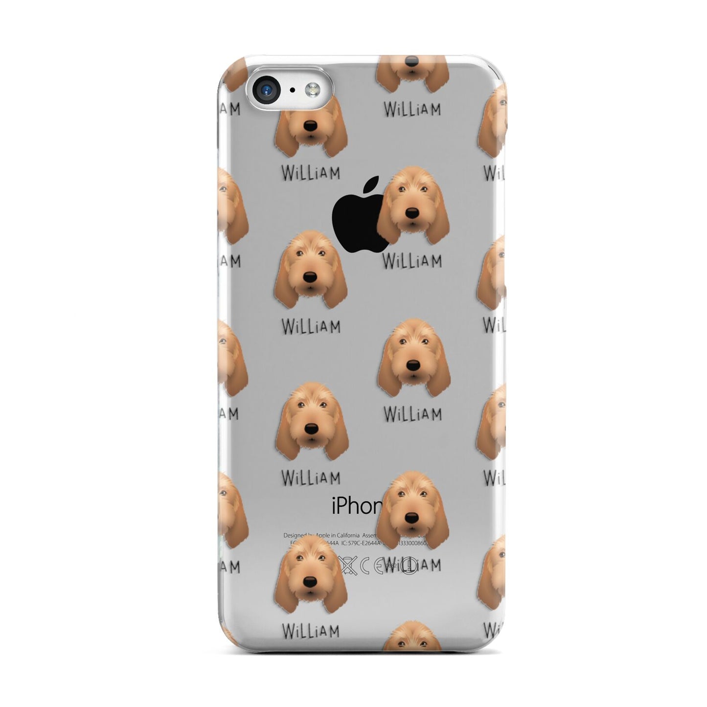 Griffon Fauve De Bretagne Icon with Name Apple iPhone 5c Case