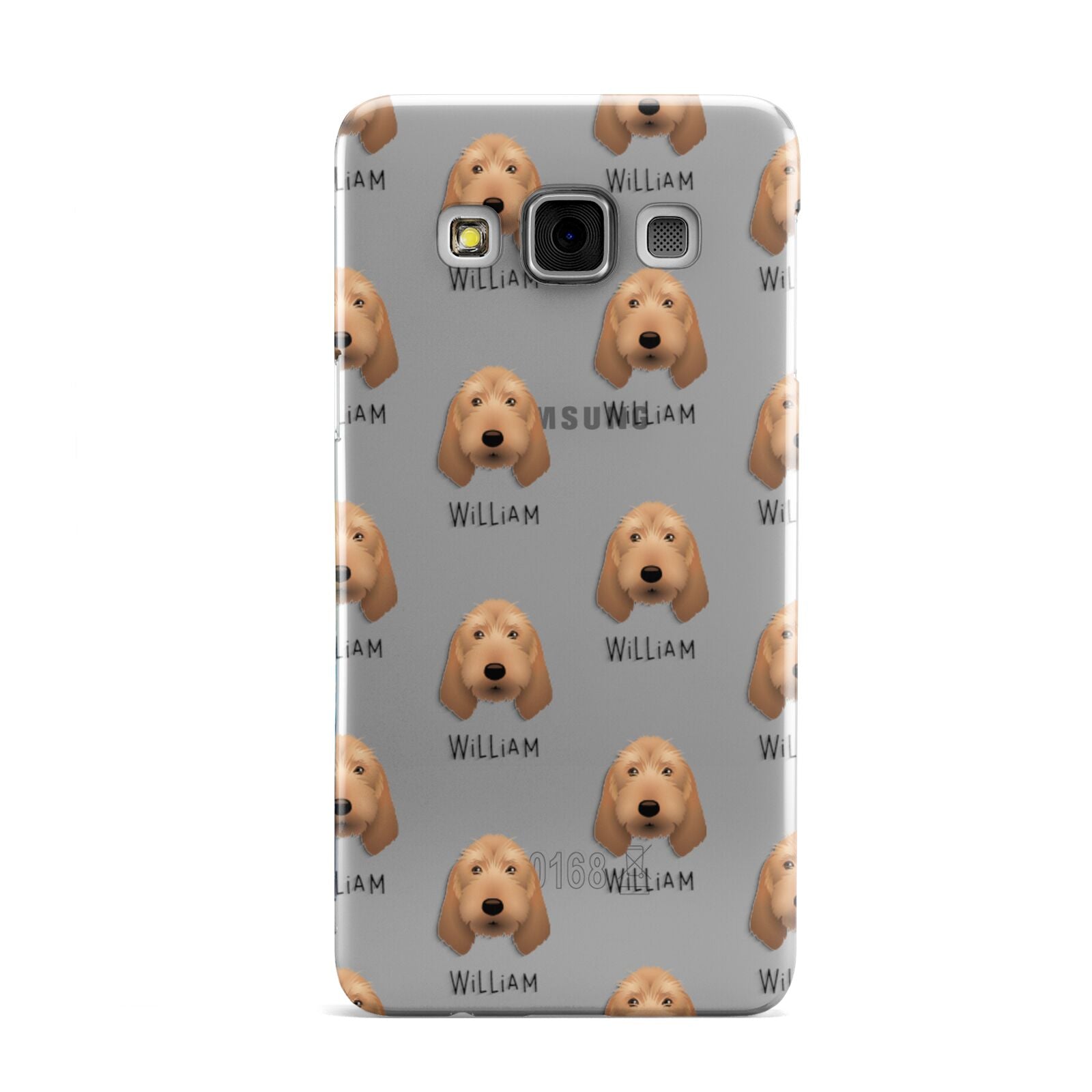 Griffon Fauve De Bretagne Icon with Name Samsung Galaxy A3 Case
