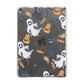 Grinning Cat Halloween Apple iPad Grey Case