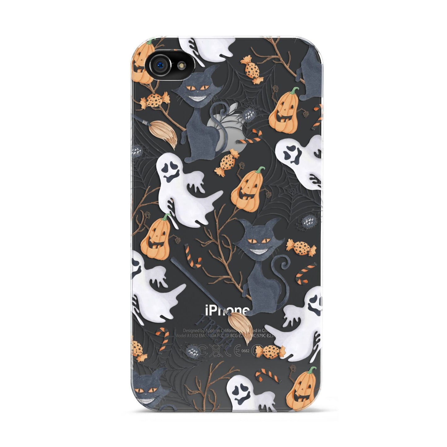 Grinning Cat Halloween Apple iPhone 4s Case