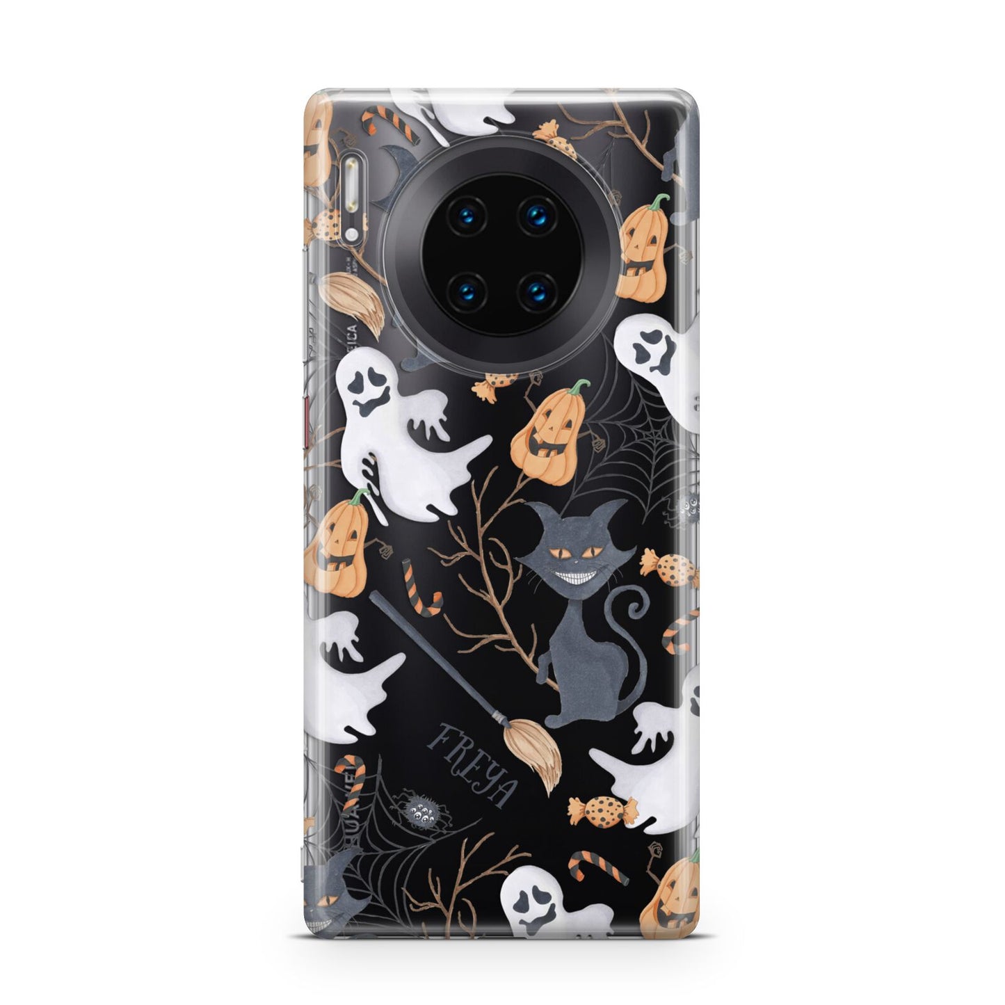 Grinning Cat Halloween Huawei Mate 30 Pro Phone Case