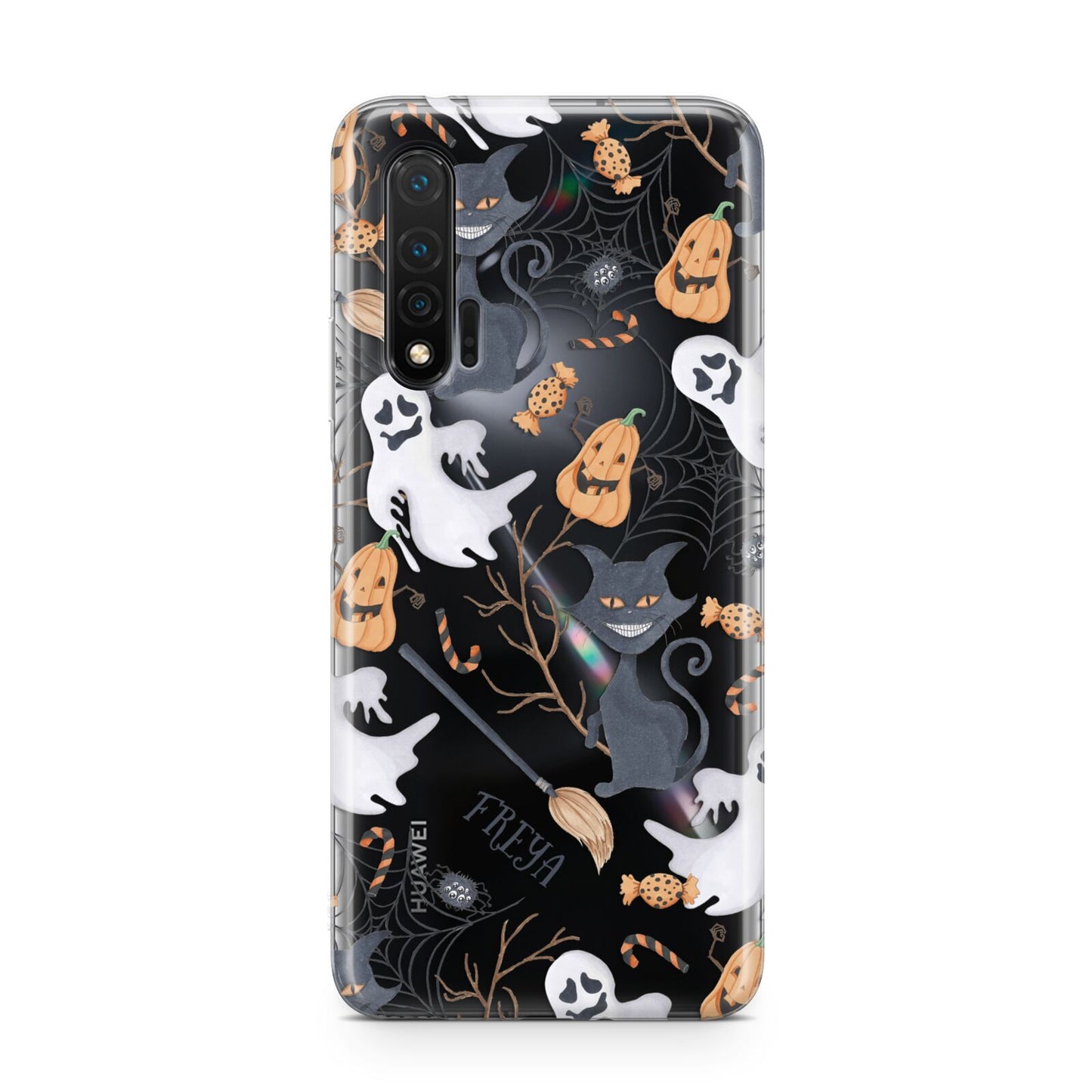 Grinning Cat Halloween Huawei Nova 6 Phone Case