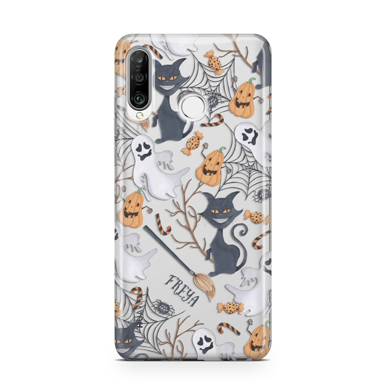 Grinning Cat Halloween Huawei P30 Lite Phone Case