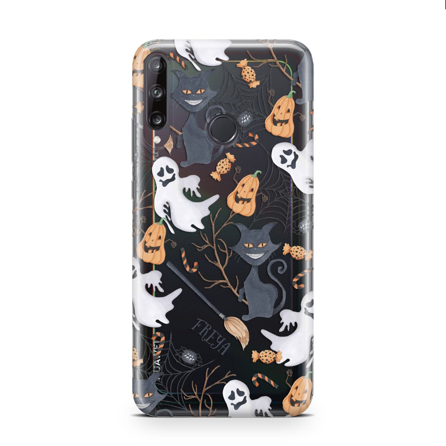 Grinning Cat Halloween Huawei P40 Lite E Phone Case