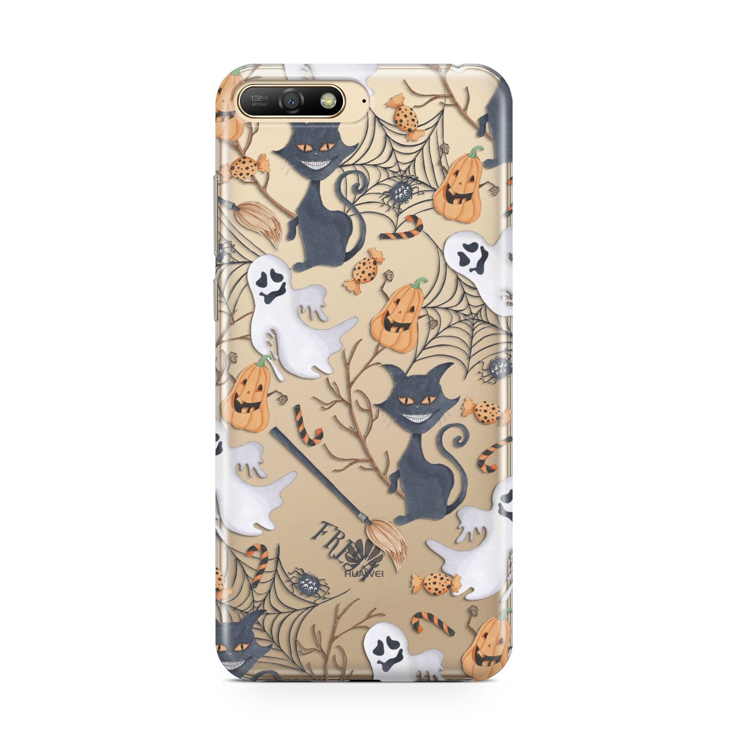 Grinning Cat Halloween Huawei Y6 2018
