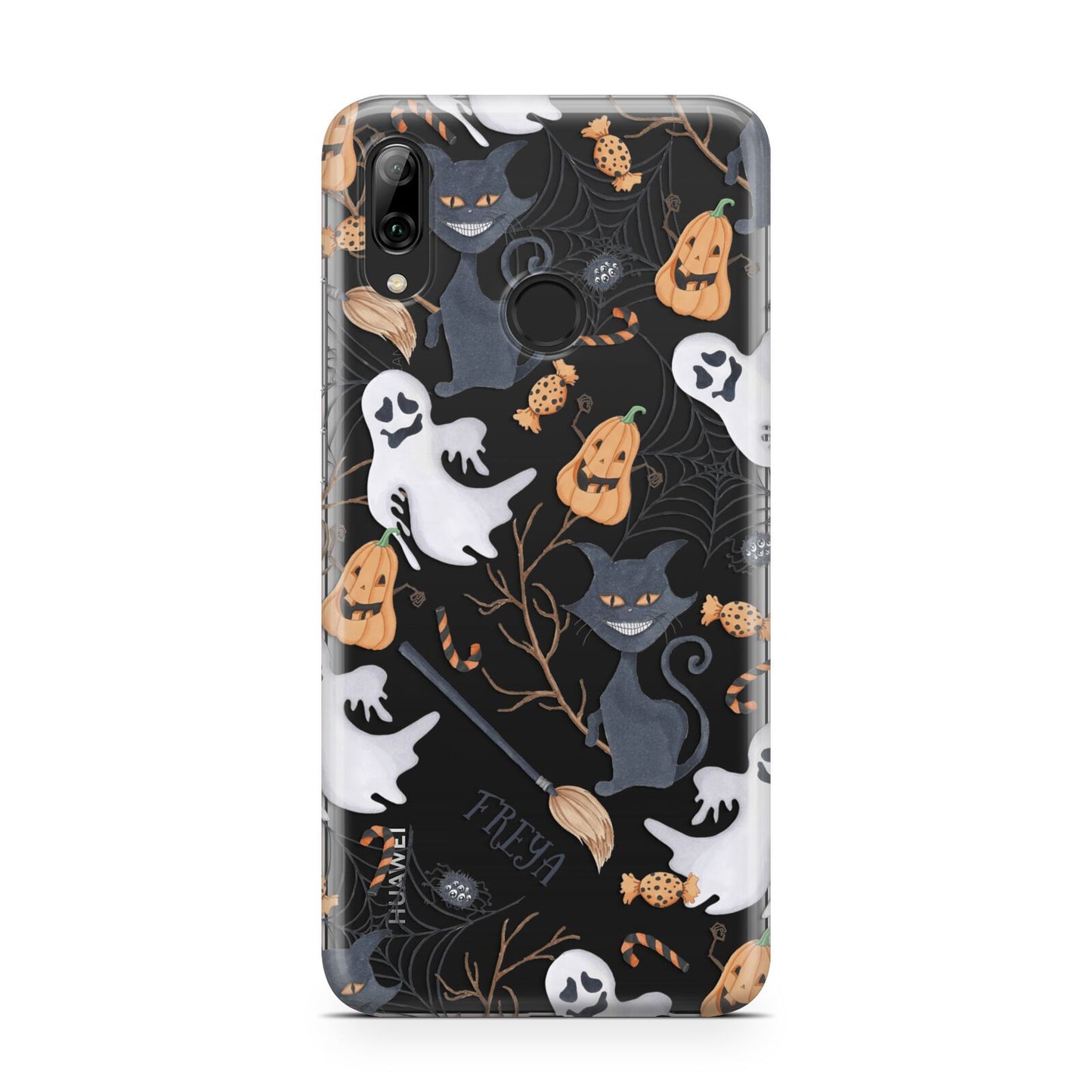 Grinning Cat Halloween Huawei Y7 2019