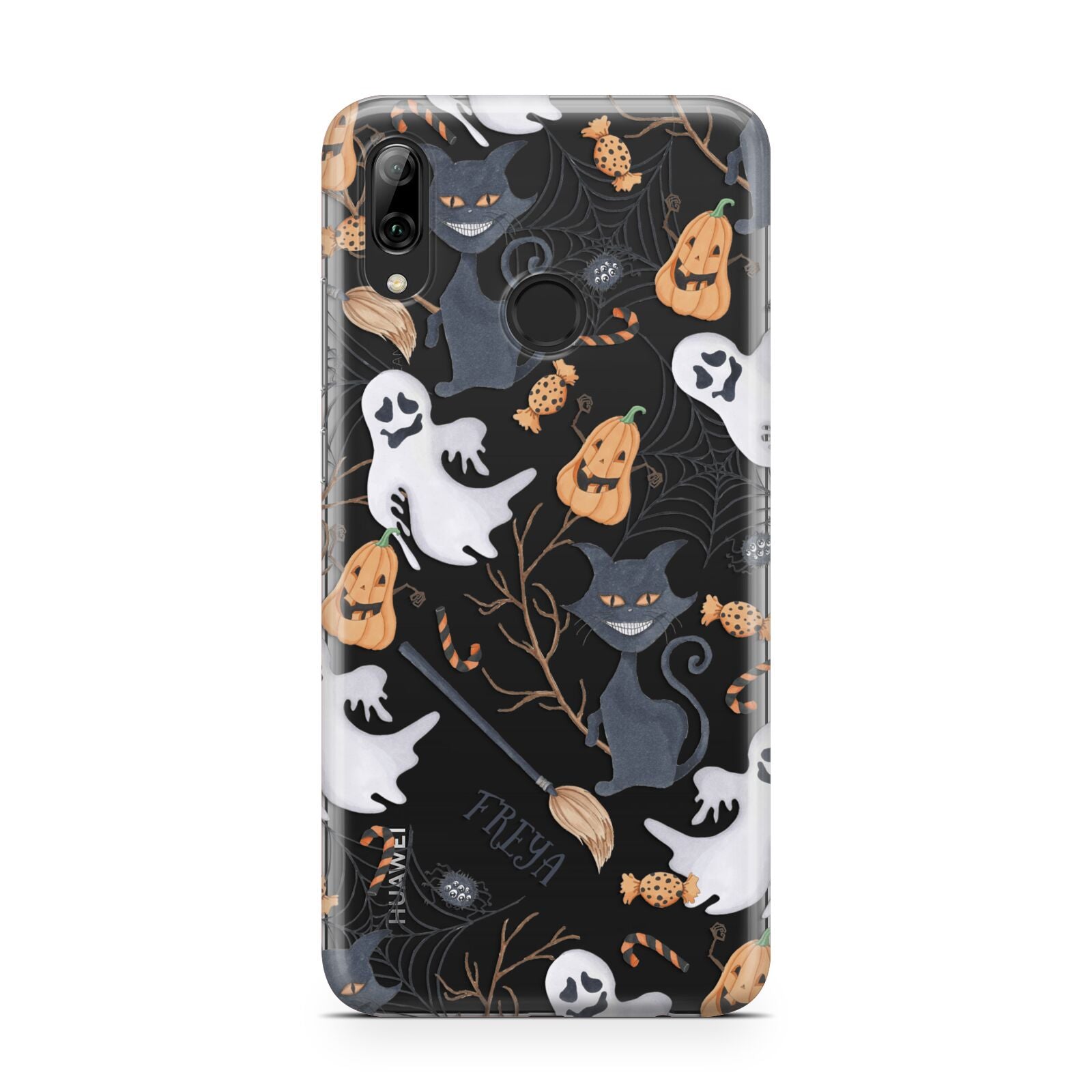 Grinning Cat Halloween Huawei Y7 2019