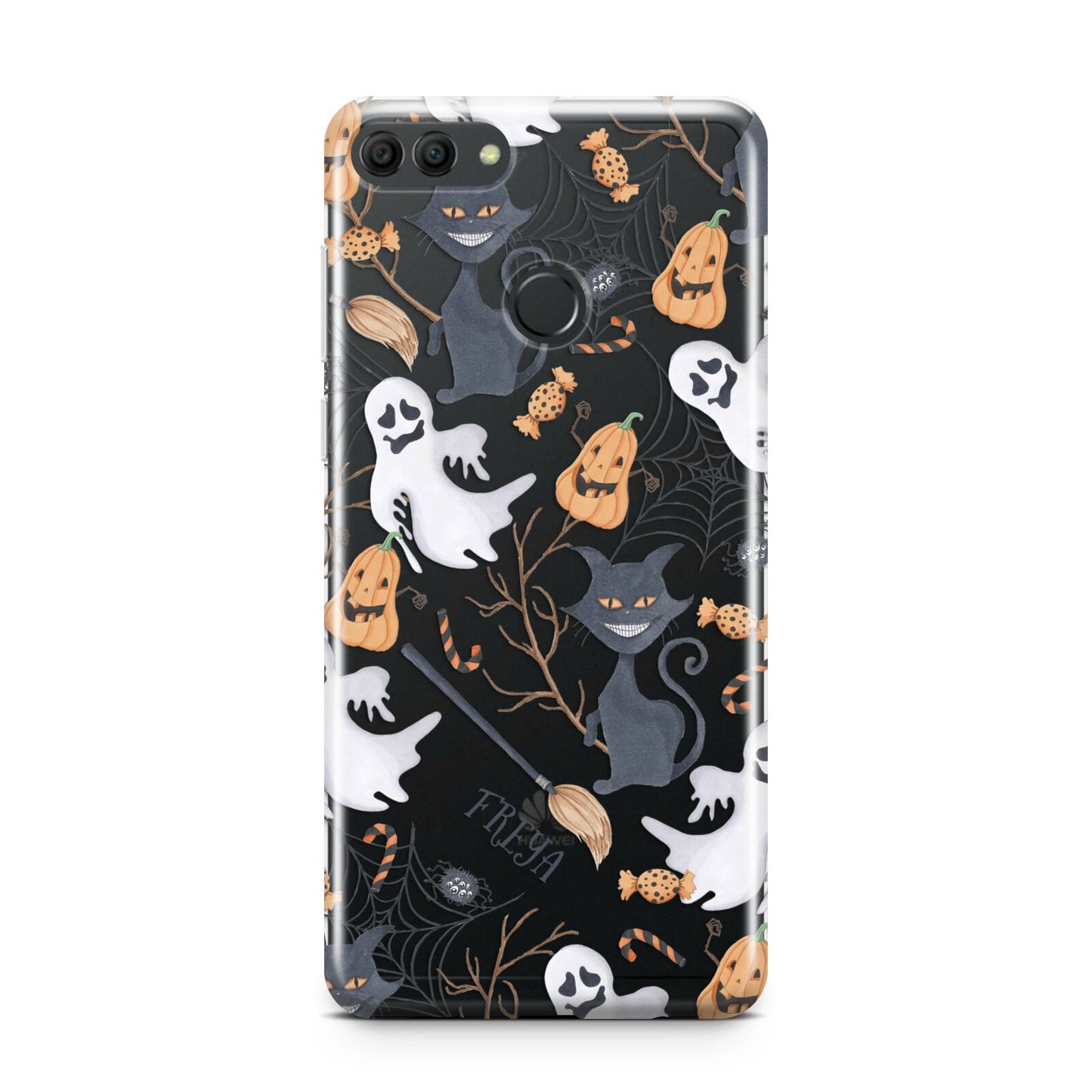 Grinning Cat Halloween Huawei Y9 2018