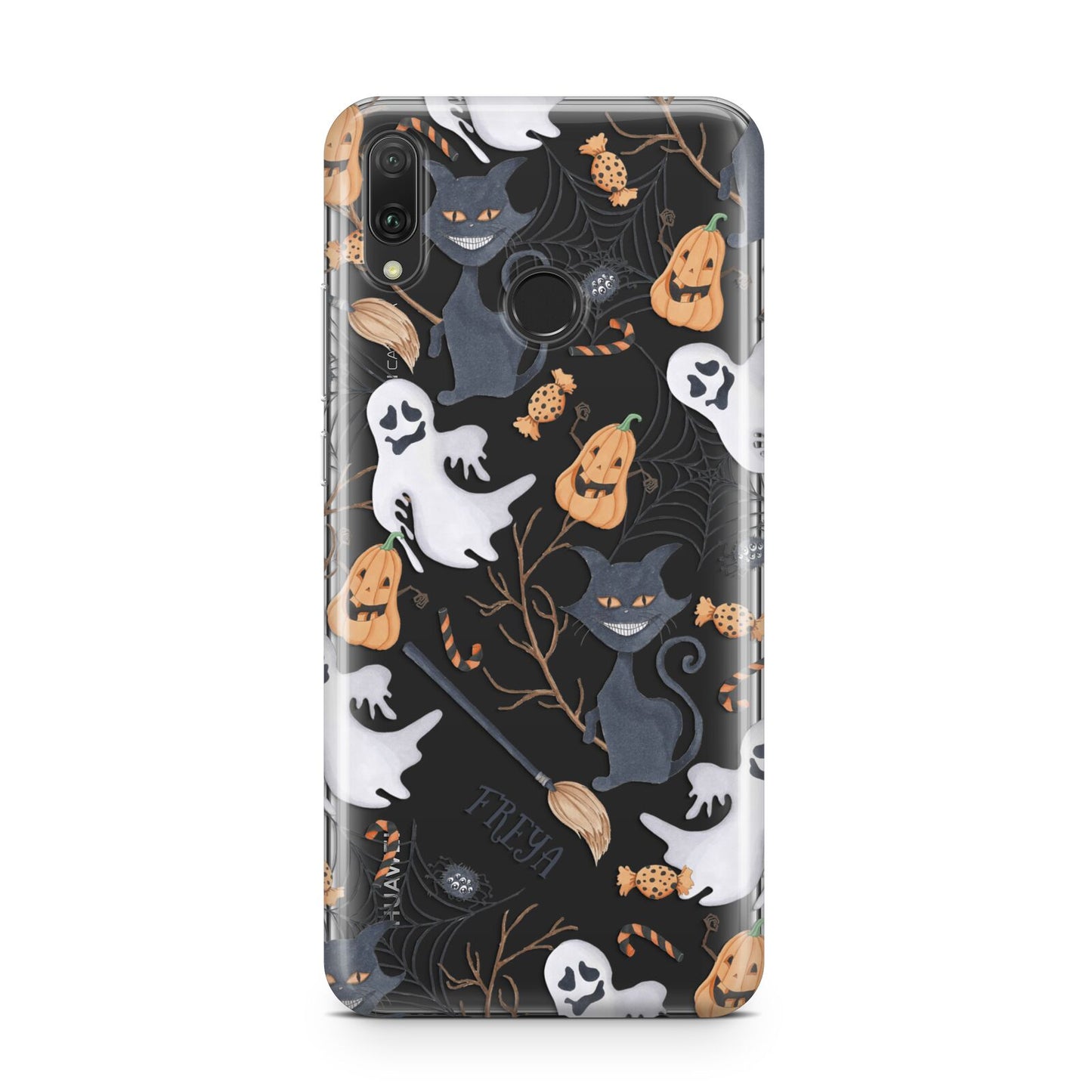 Grinning Cat Halloween Huawei Y9 2019