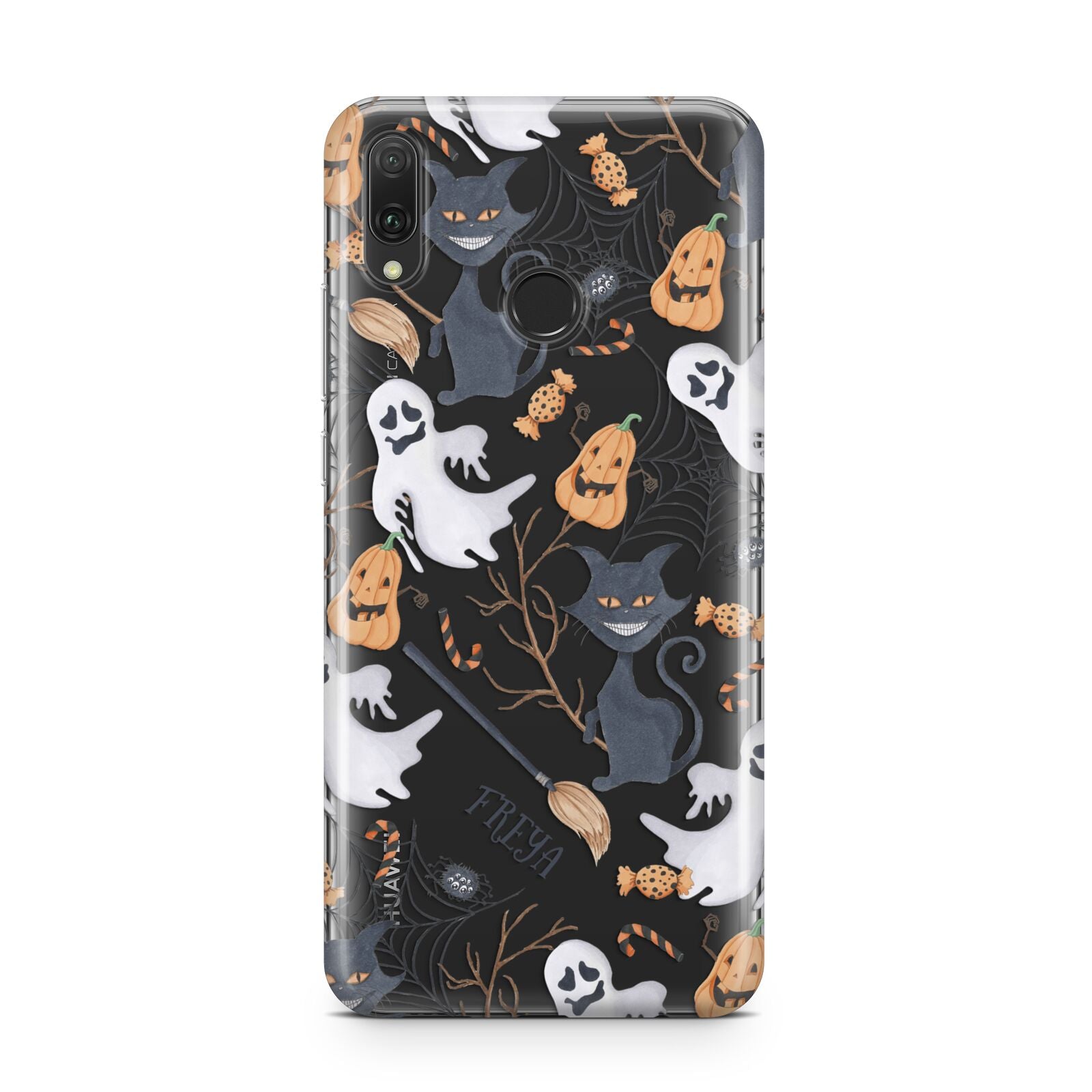 Grinning Cat Halloween Huawei Y9 2019