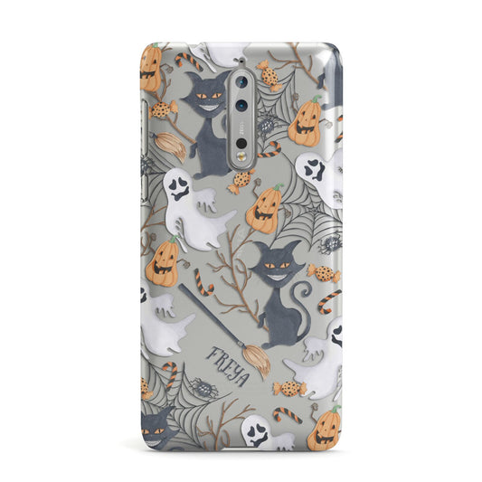 Grinning Cat Halloween Nokia Case
