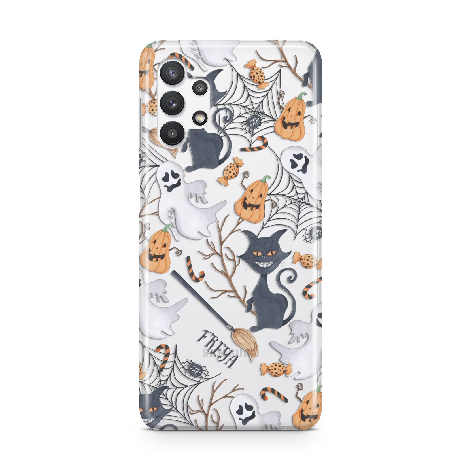 Grinning Cat Halloween Samsung A32 5G Case