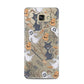 Grinning Cat Halloween Samsung Galaxy A5 2016 Case on gold phone
