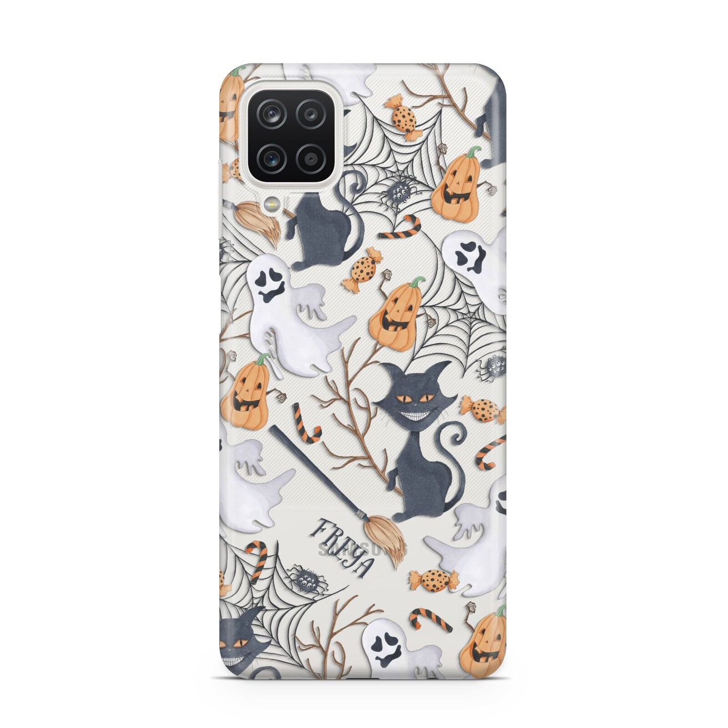 Grinning Cat Halloween Samsung M12 Case