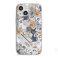 Grinning Cat Halloween iPhone 13 Mini TPU Impact Case with White Edges
