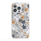 Grinning Cat Halloween iPhone 13 Pro Clear Bumper Case