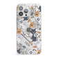 Grinning Cat Halloween iPhone 13 Pro Max Clear Bumper Case
