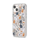 Grinning Cat Halloween iPhone 14 Clear Tough Case Starlight Angled Image