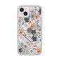 Grinning Cat Halloween iPhone 14 Plus Clear Tough Case Starlight