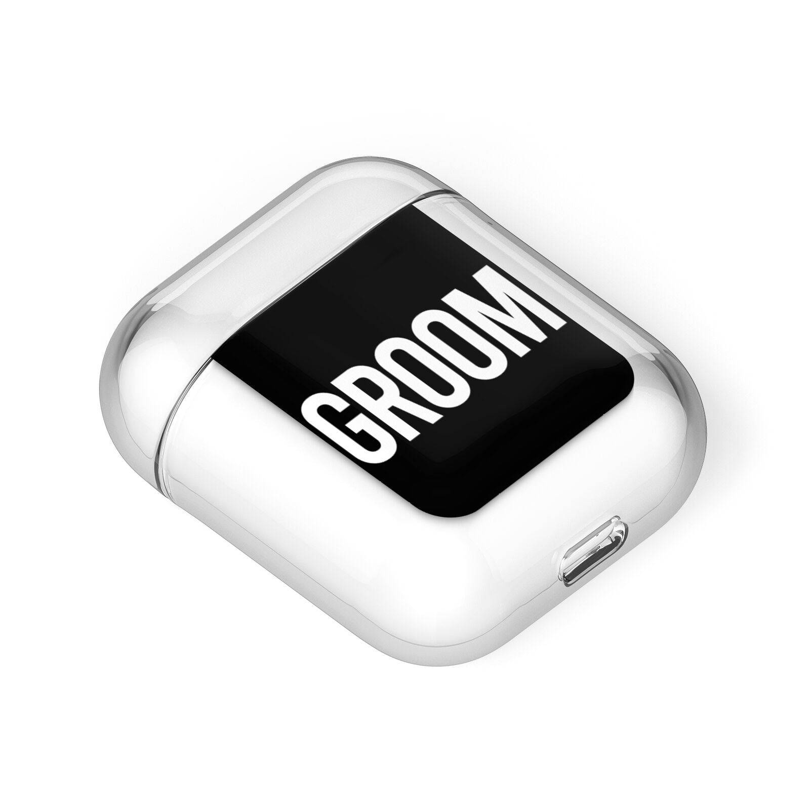 Groom AirPods Case Laid Flat