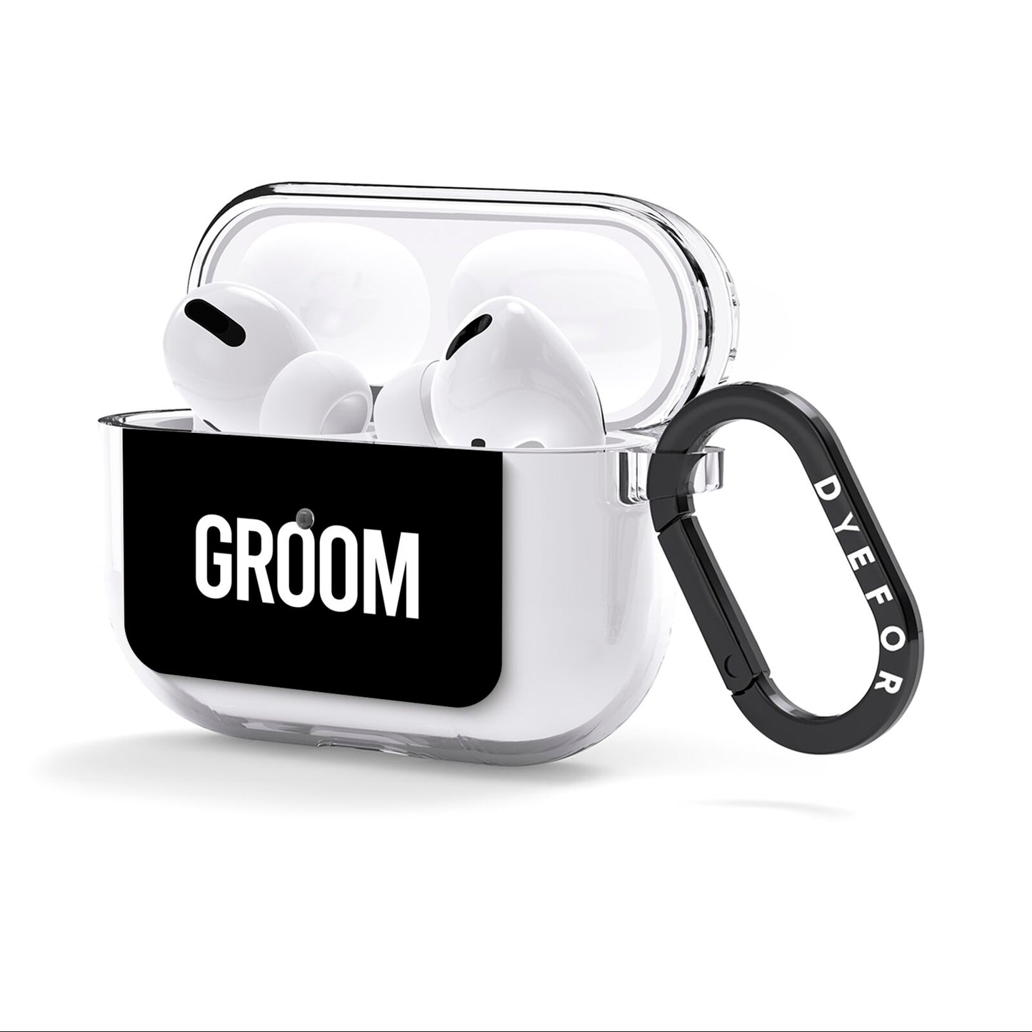 Groom AirPods Clear Case 3rd Gen Side Image