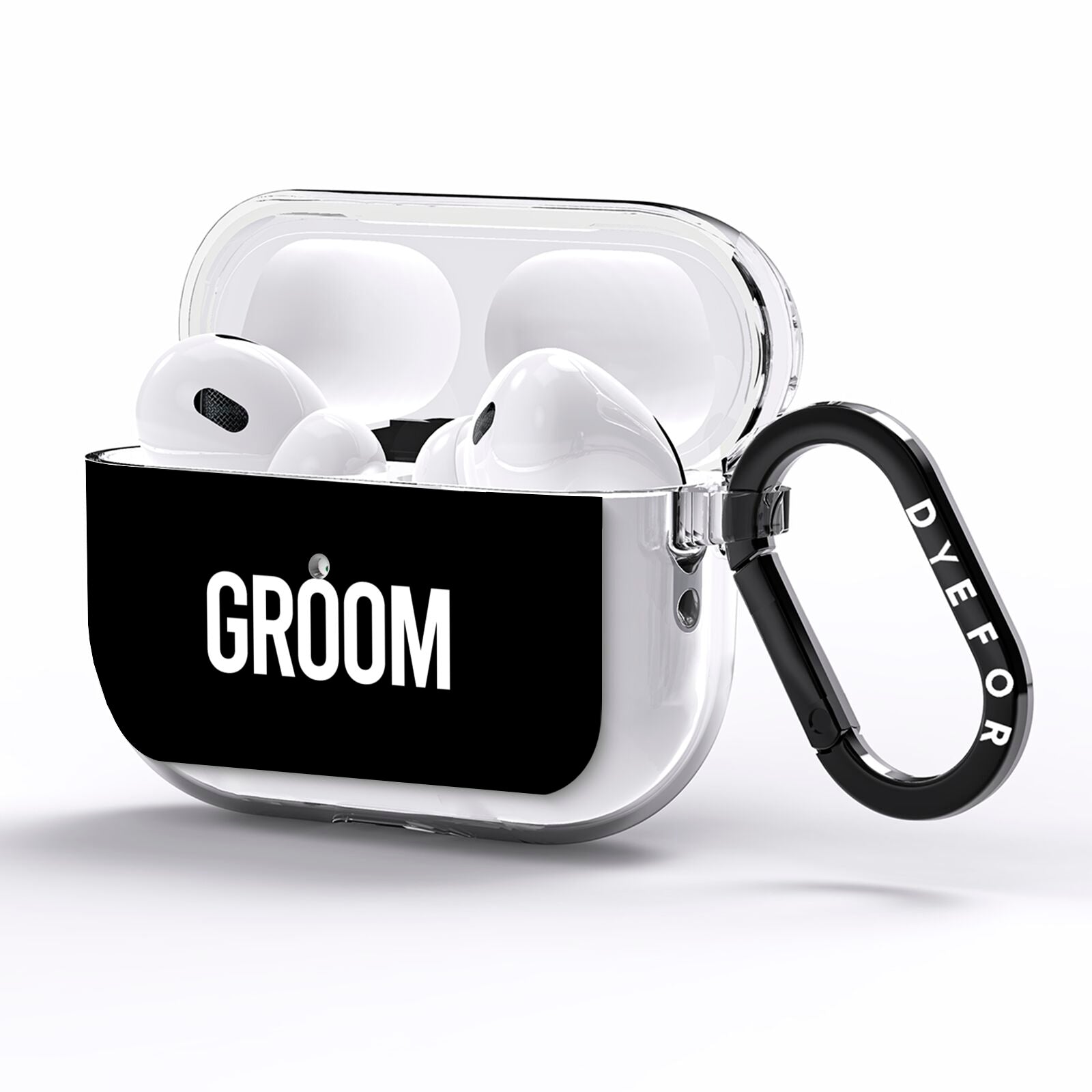 Groom AirPods Pro Clear Case Side Image