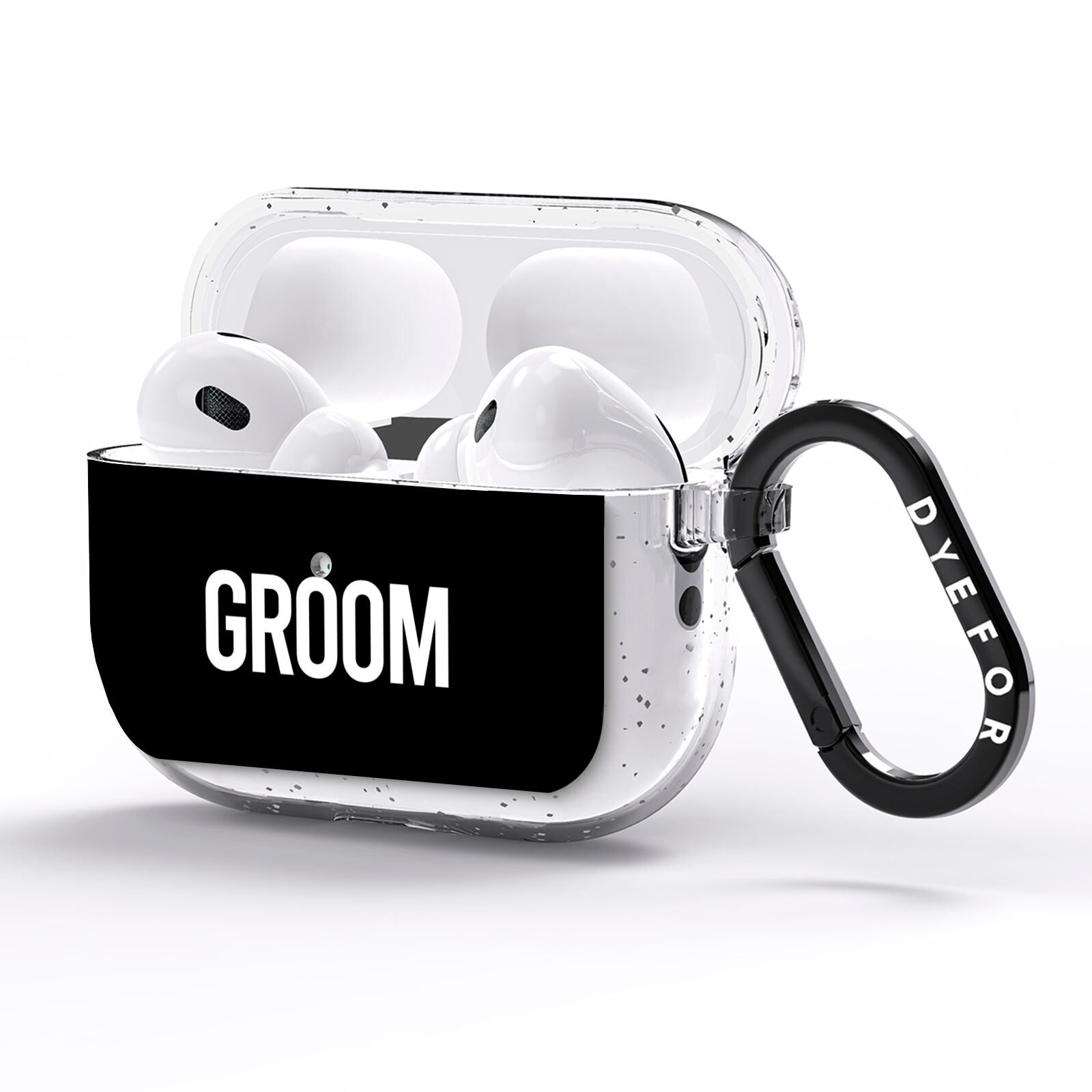 Groom AirPods Pro Glitter Case Side Image