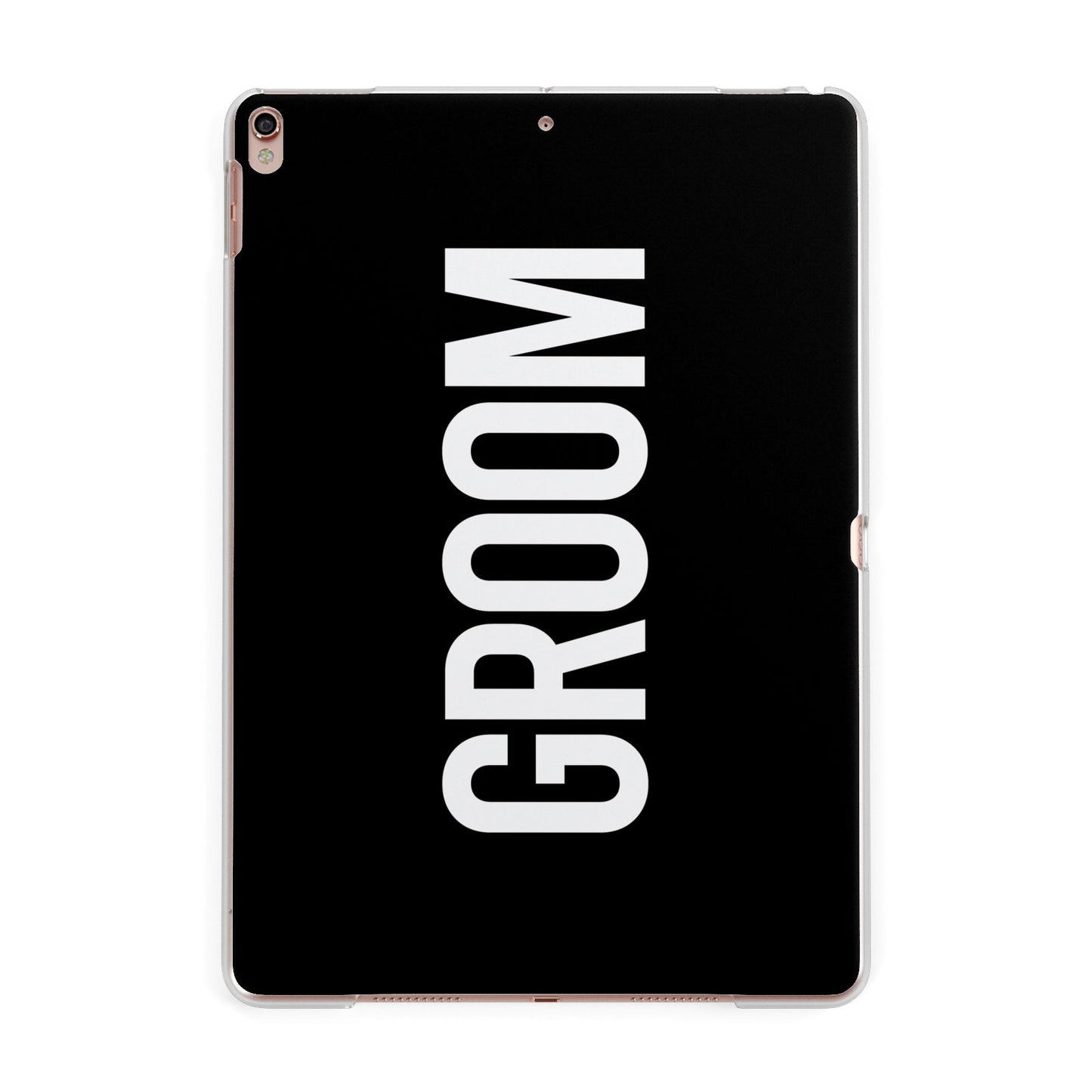 Groom Apple iPad Rose Gold Case