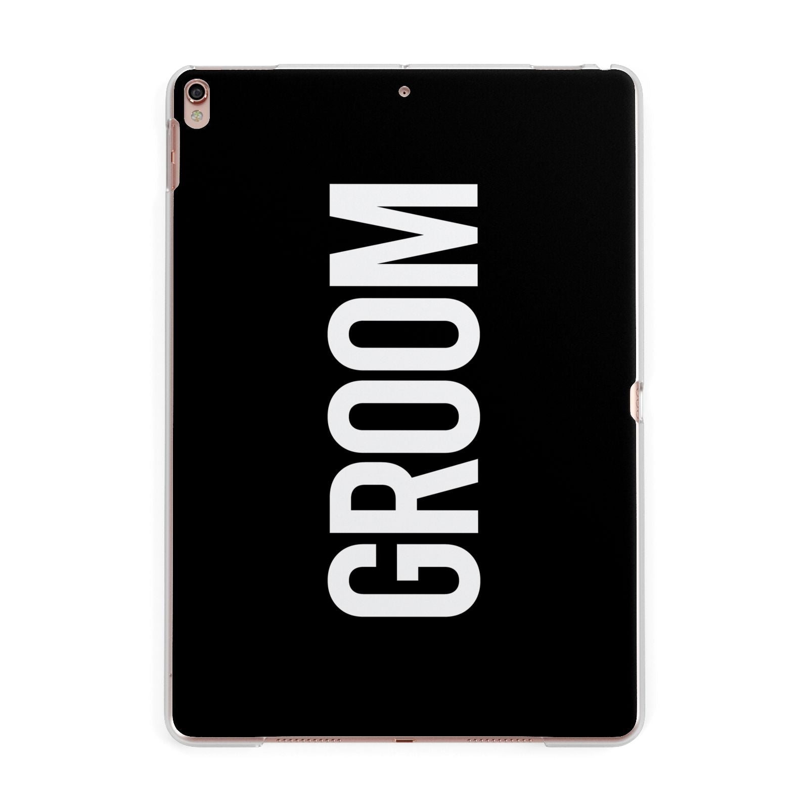 Groom Apple iPad Rose Gold Case