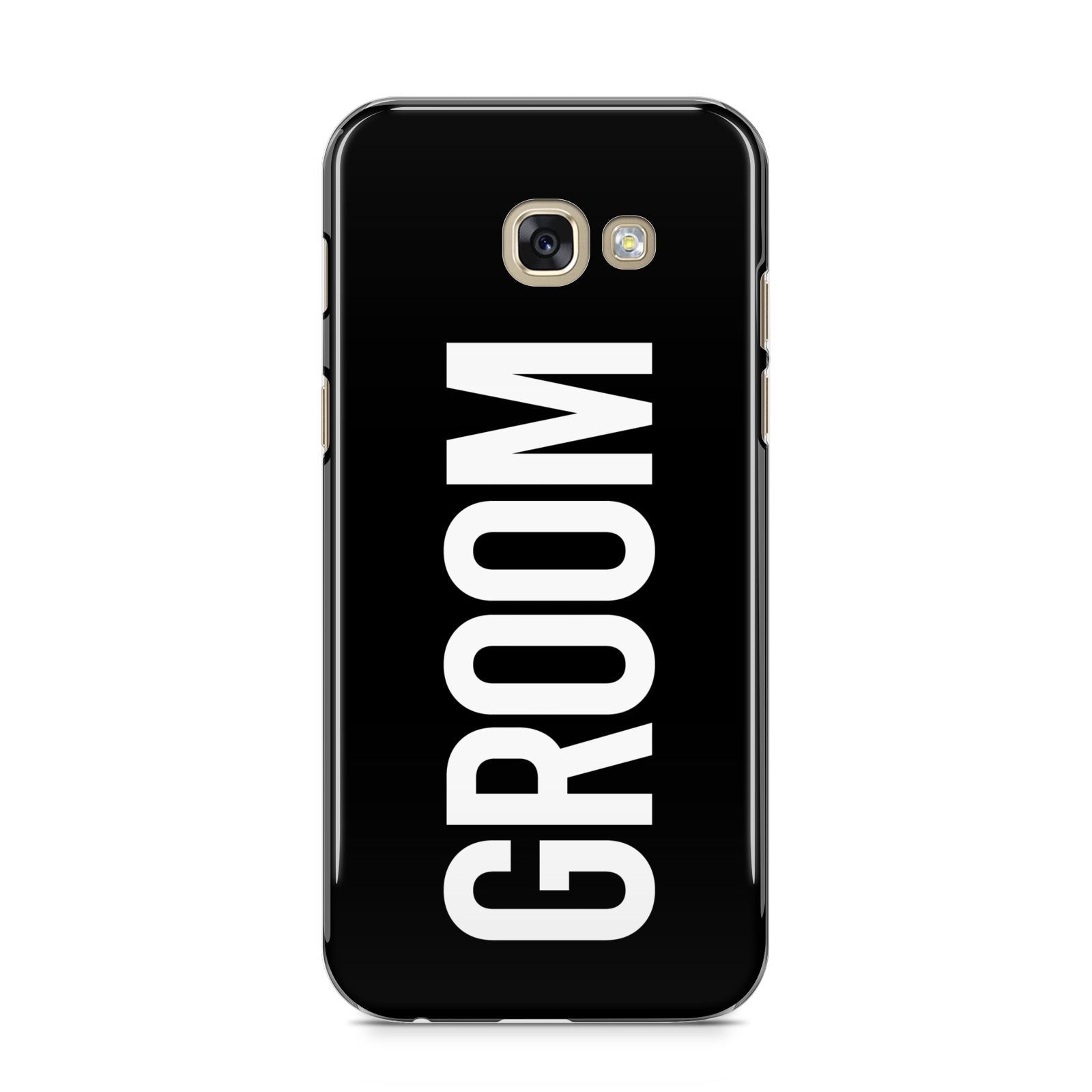Groom Samsung Galaxy A5 2017 Case on gold phone