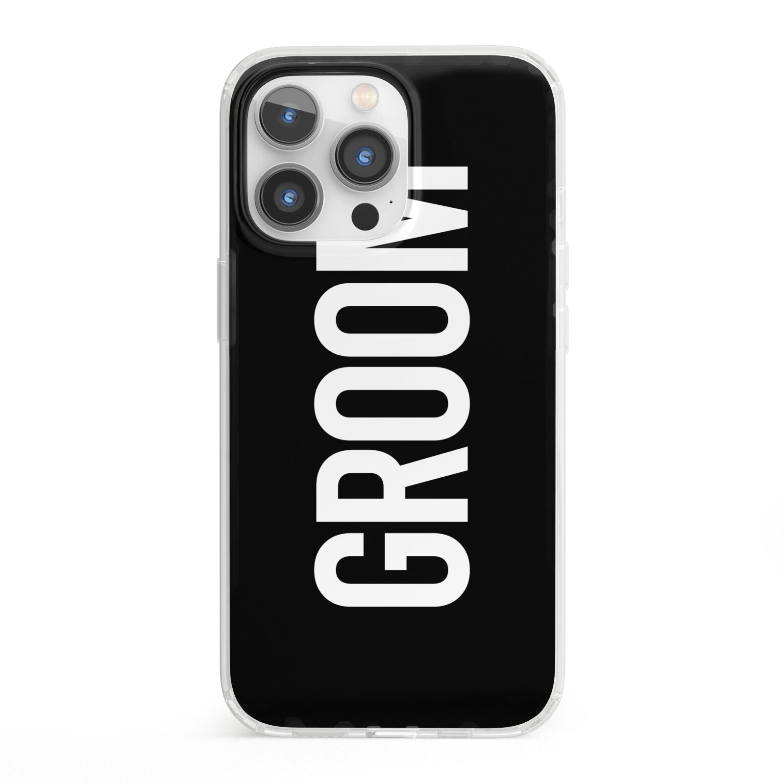 Groom iPhone 13 Pro Clear Bumper Case