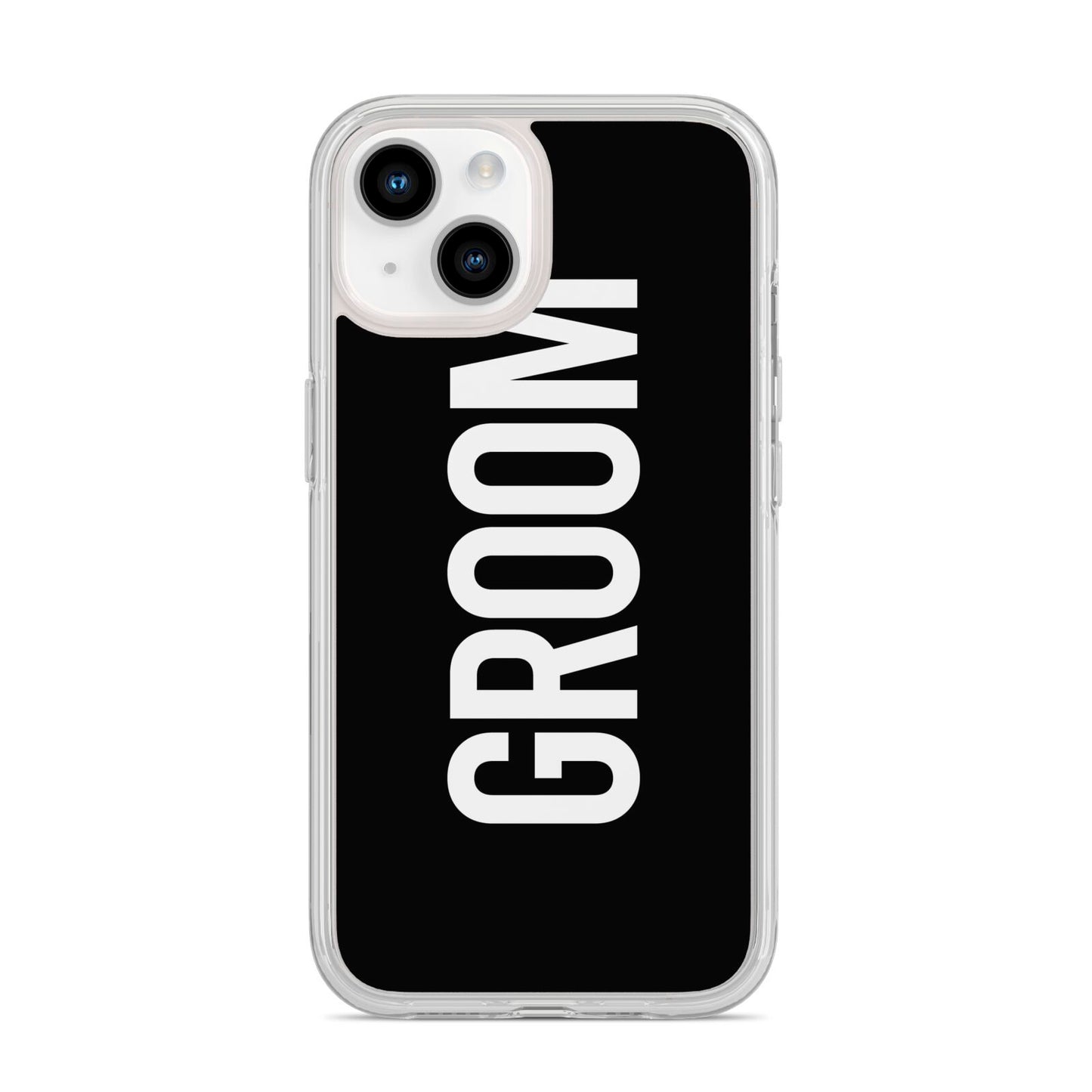 Groom iPhone 14 Clear Tough Case Starlight