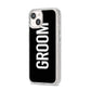 Groom iPhone 14 Glitter Tough Case Starlight Angled Image
