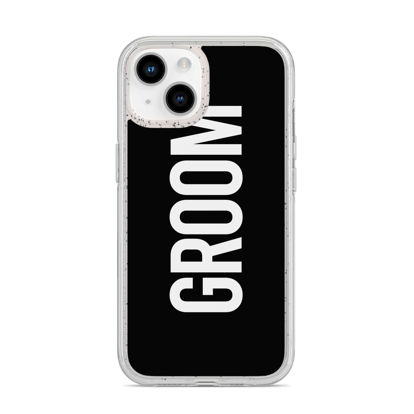Groom iPhone 14 Glitter Tough Case Starlight