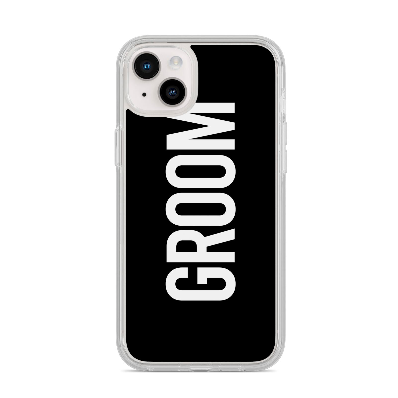 Groom iPhone 14 Plus Clear Tough Case Starlight