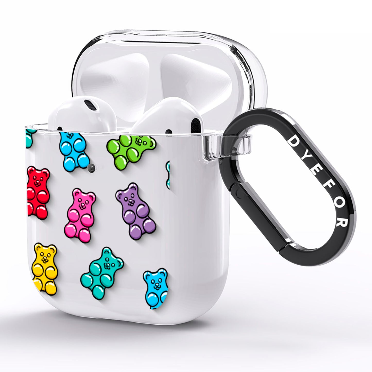 Gummy Bear AirPods Clear Case Side Image