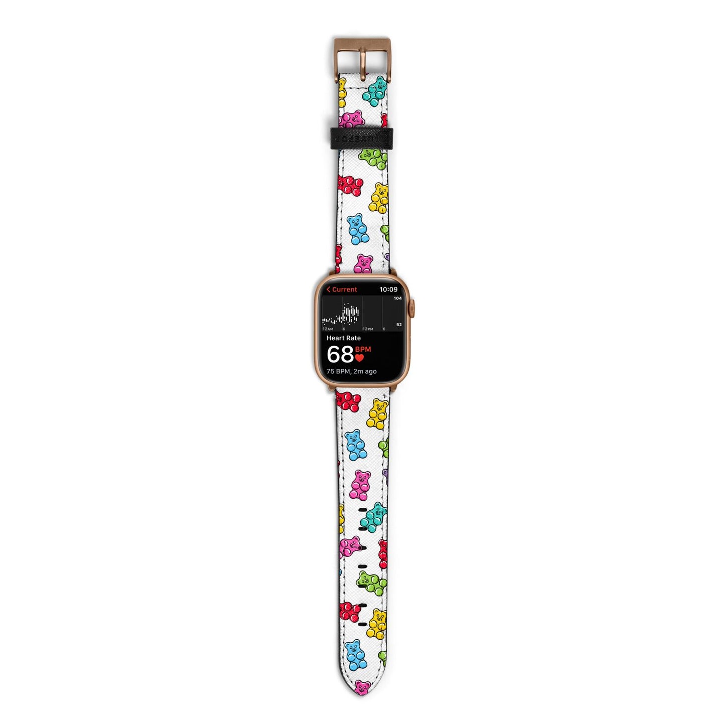 Gummy Bear Apple Watch Strap Size 38mm with Gold Hardware