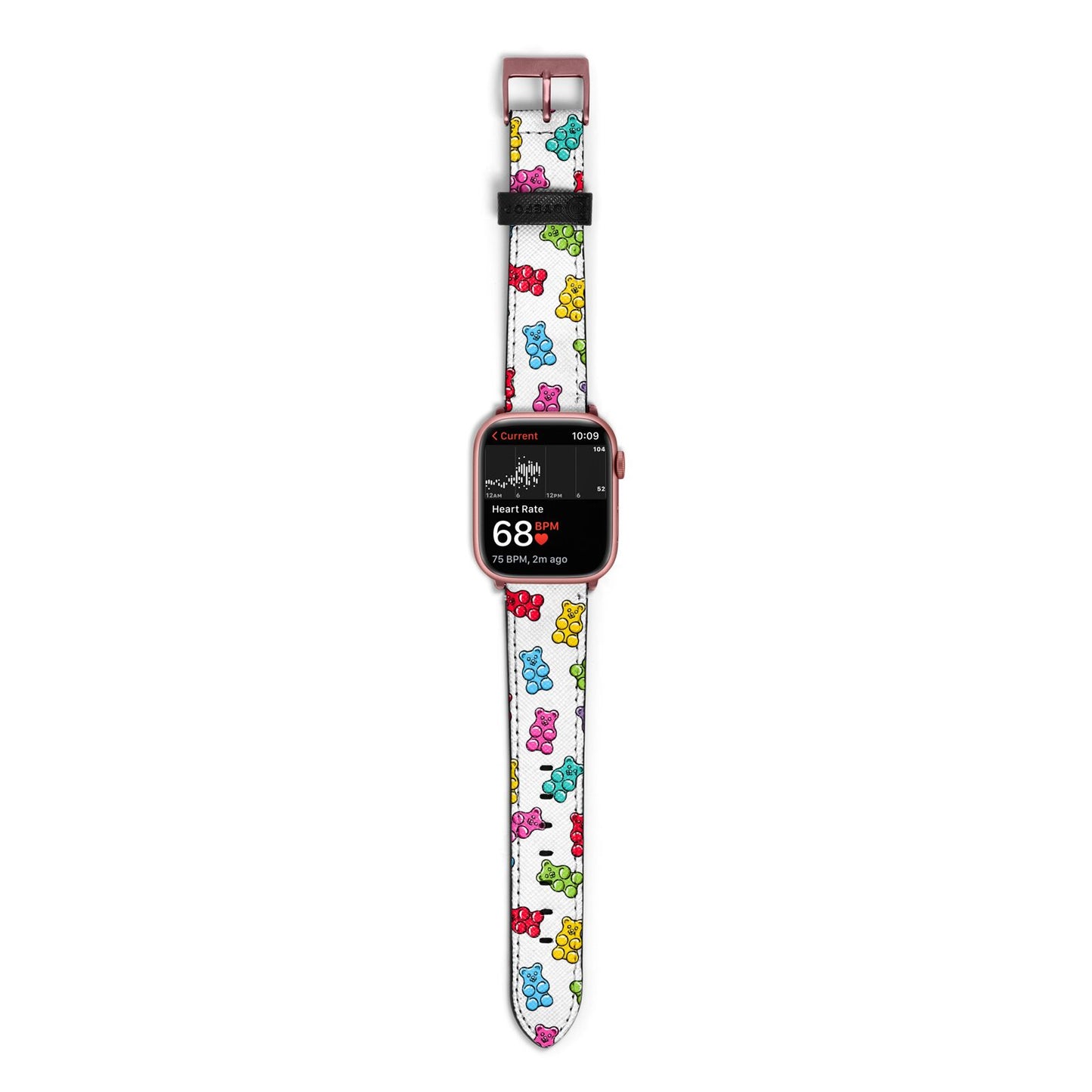 Gummy Bear Apple Watch Strap Size 38mm with Rose Gold Hardware