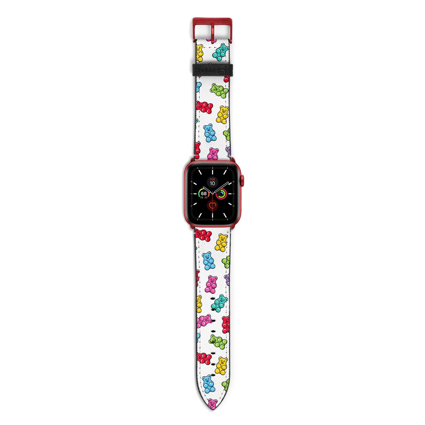 Gummy Bear Apple Watch Strap with Red Hardware