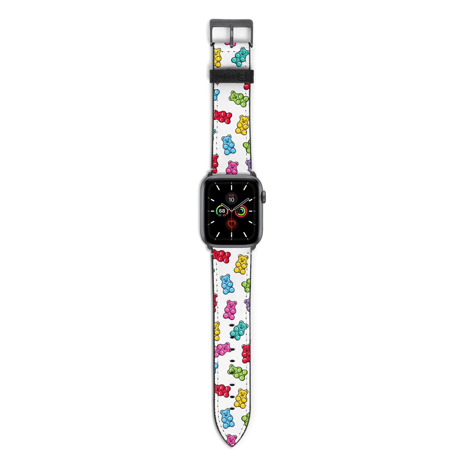 Gummy Bear Apple Watch Strap with Space Grey Hardware