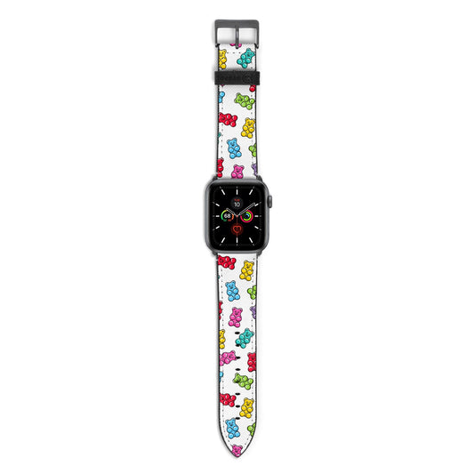 Gummy Bear Apple Watch Strap with Space Grey Hardware