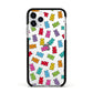 Gummy Bear Apple iPhone 11 Pro in Silver with Black Impact Case