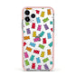 Gummy Bear Apple iPhone 11 Pro in Silver with Pink Impact Case