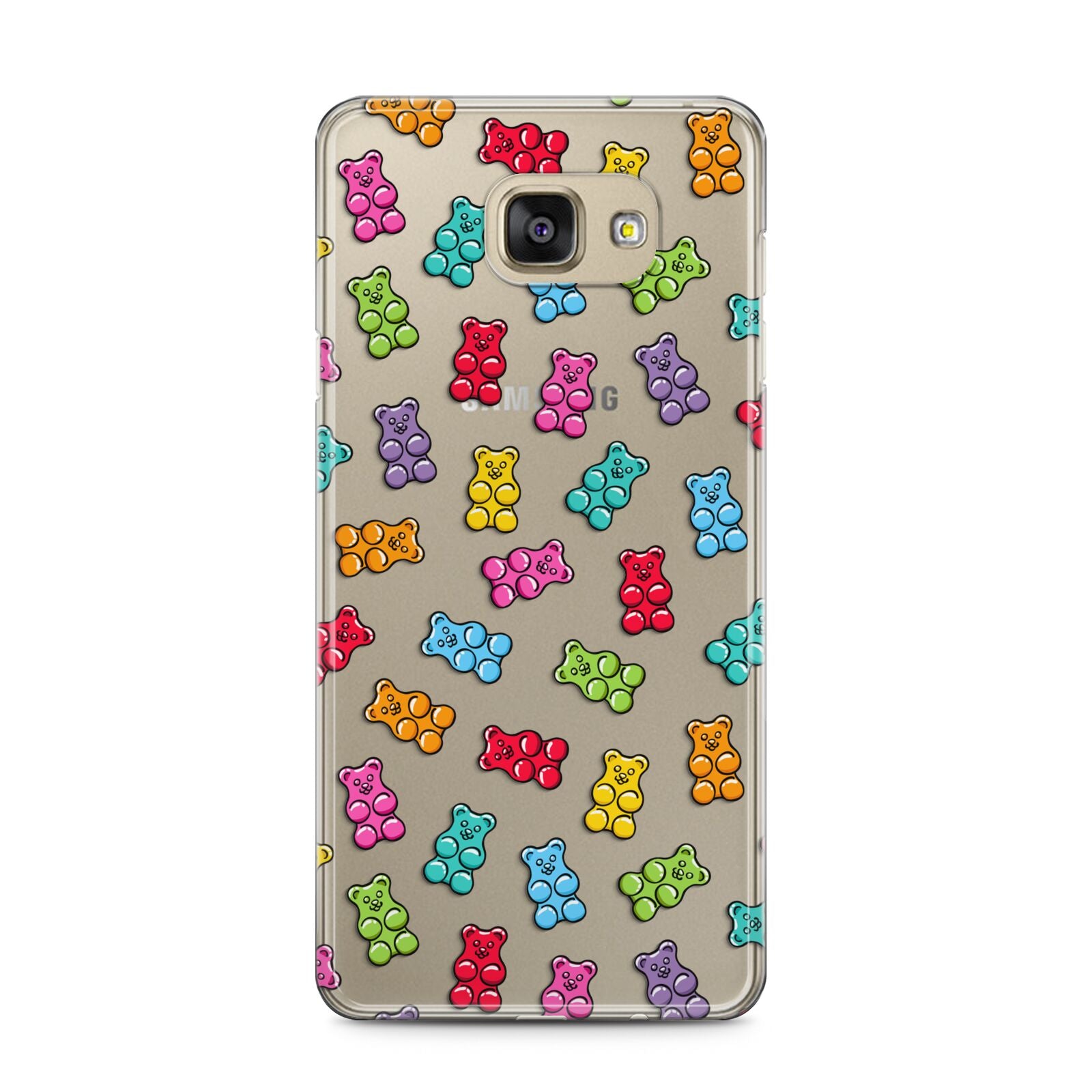 Gummy Bear Samsung Galaxy A5 2016 Case on gold phone