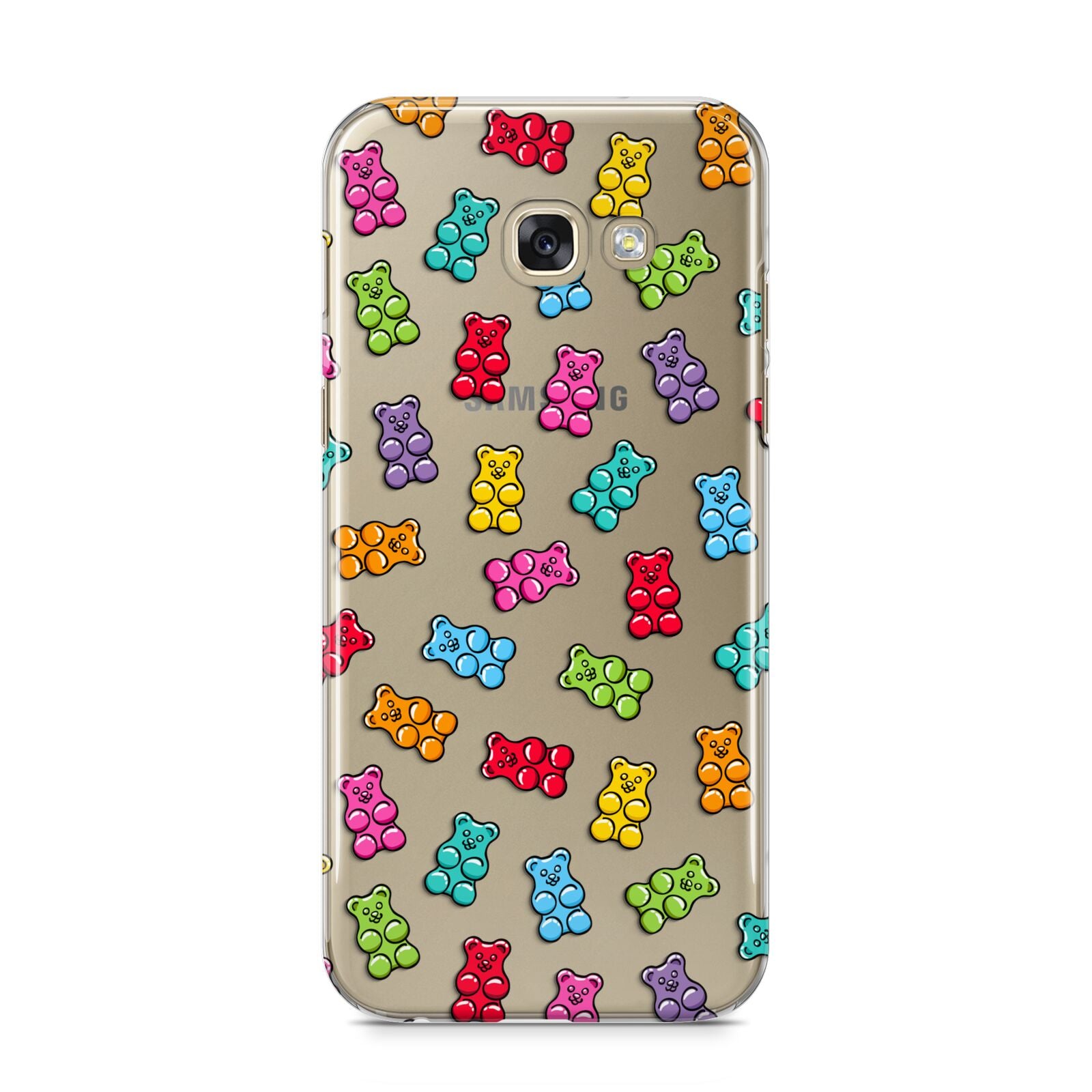 Gummy Bear Samsung Galaxy A5 2017 Case on gold phone