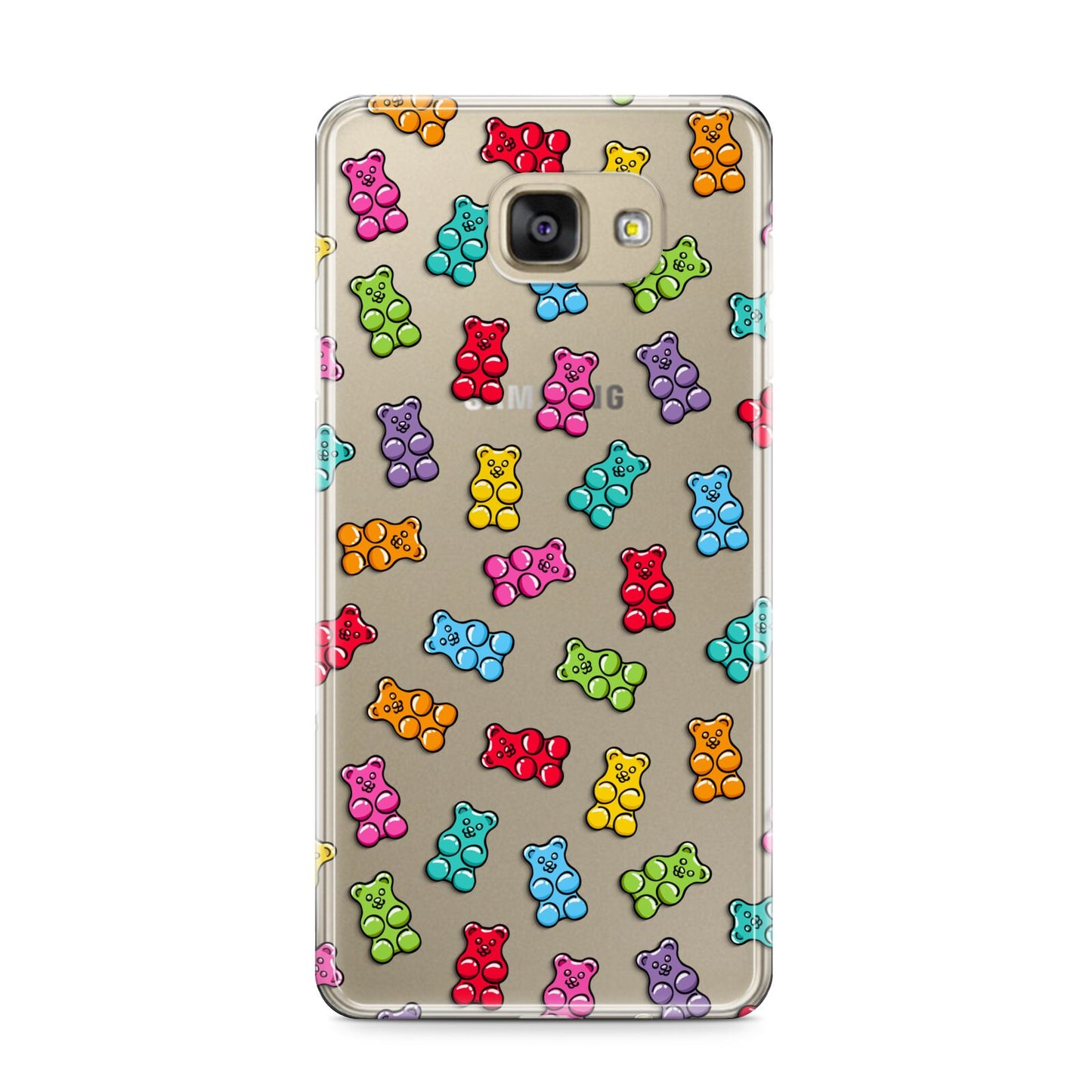 Gummy Bear Samsung Galaxy A9 2016 Case on gold phone