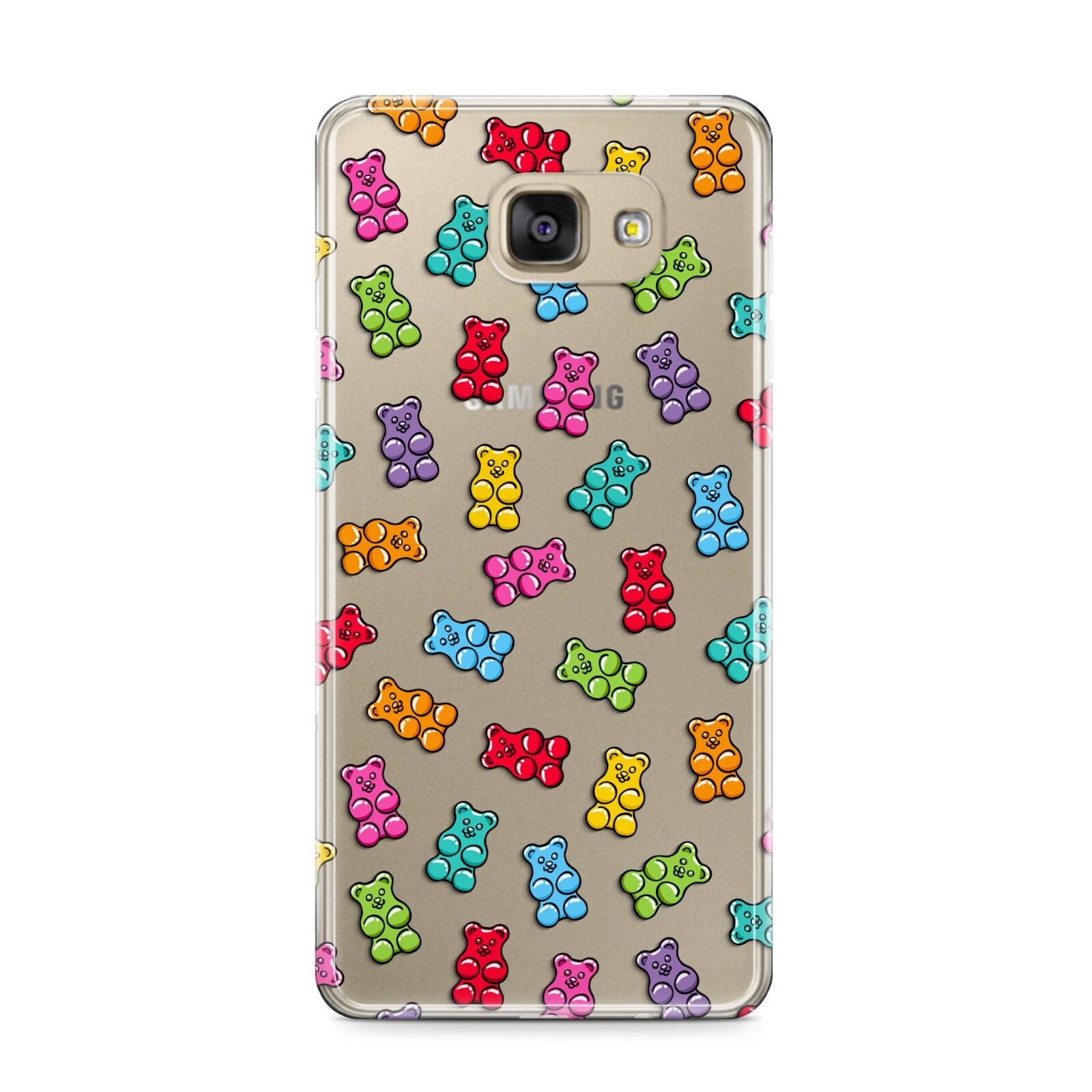 Gummy Bear Samsung Galaxy A9 2016 Case on gold phone