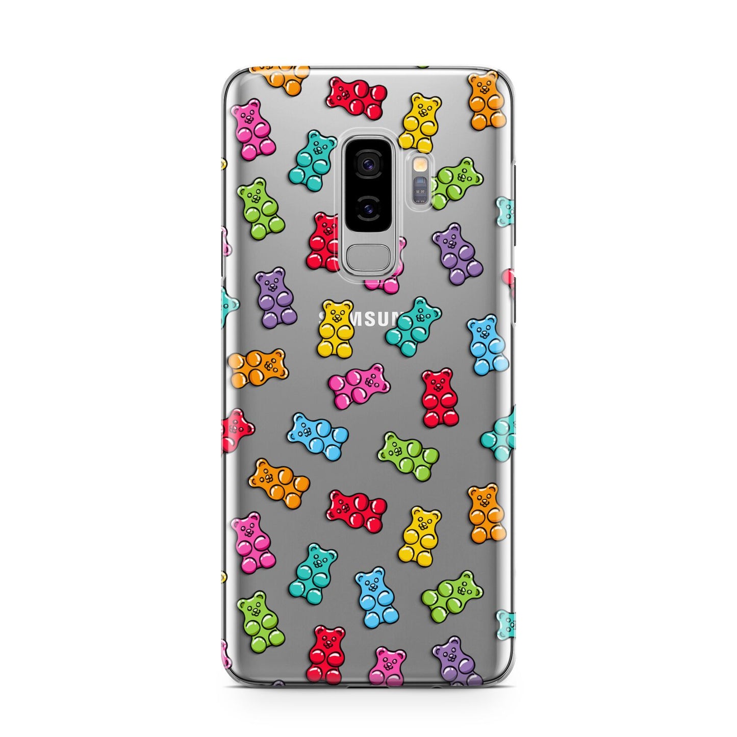 Gummy Bear Samsung Galaxy S9 Plus Case on Silver phone
